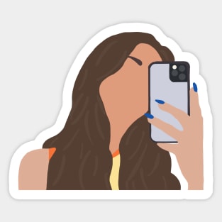 Addison rae selfie Sticker